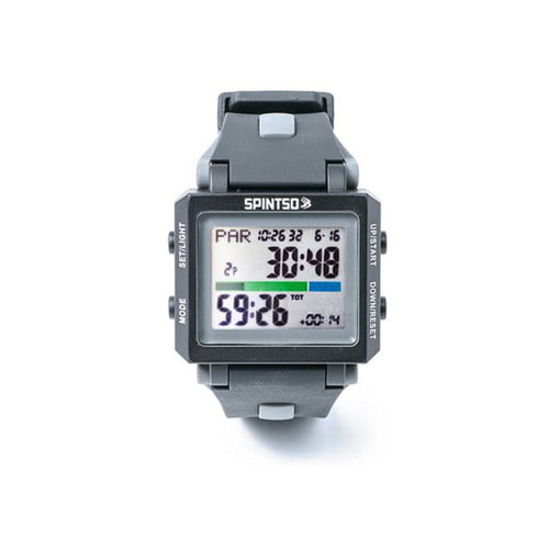 SPINTSO 스핀트소 [SPT130-GR] 전문심판 스톱워치 Referee Watch 2S (Black/Grey)